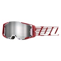 ARMEGA 100% brýle Oversized Deep, stříbrné plexi