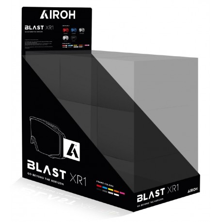 brýle BLAST XR1 (9x) + popruhy (9x) + plexi (5x) + stojan na pult, AIROH