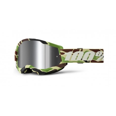 STRATA 2 NEW, brýle 100% War Camo, čiré plexi