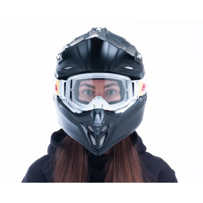 brýle STRIVE, RedBull Spect (bílé mátné, plexi čiré)