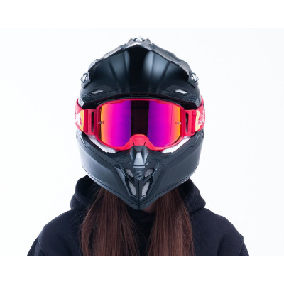 brýle STRIVE, RedBull Spect (červené mátné, plexi fialové zrcadlové)