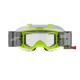 brýle VISION 8 WORDMARK ROLL-OFF WIDE VISION, ALPINESTARS (bílá/žlutá fluo, čiré plexi a roll-off systém) 2025