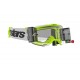 brýle VISION 8 WORDMARK ROLL-OFF WIDE VISION, ALPINESTARS (bílá/žlutá fluo, čiré plexi a roll-off systém) 2025