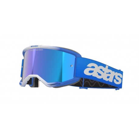 brýle VISION 5 BLAZE, ALPINESTARS (modrá, zrcadlové modré plexi) 2025