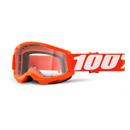 STRATA 2, 100% brýle Orange, čiré plexi, dětské