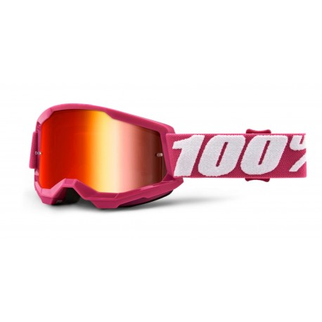STRATA 2, 100% brýle Fletcher, zrcadlové červené plexi, dětské