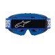 brýle VISION YOUTH BLAZE, ALPINESTARS, dětské (modrá, zrcadlové modré plexi) 2025