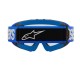 brýle VISION YOUTH BLAZE, ALPINESTARS, dětské (modrá, čiré plexi) 2025