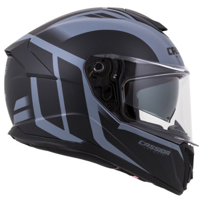 Integrální přilba Integral GT 2.0 Ikon, CASSIDA (černá matná/šedá, balení vč. Pinlock folie)