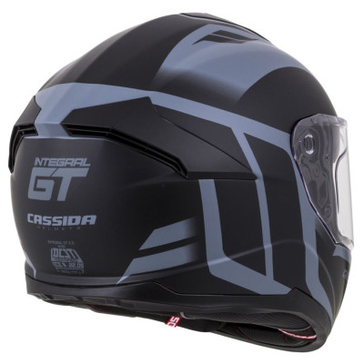 Integrální přilba Integral GT 2.0 Ikon, CASSIDA (černá matná/šedá, balení vč. Pinlock folie)