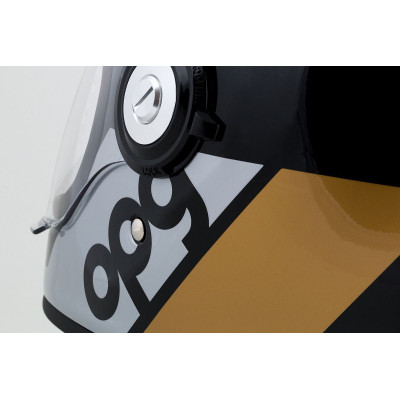 Integrální přilba Fibre OPG, CASSIDA (černá/zlatá/stříbrná)