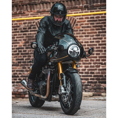 Integrální přilba Fibre OPG, CASSIDA (černá/zlatá/stříbrná)