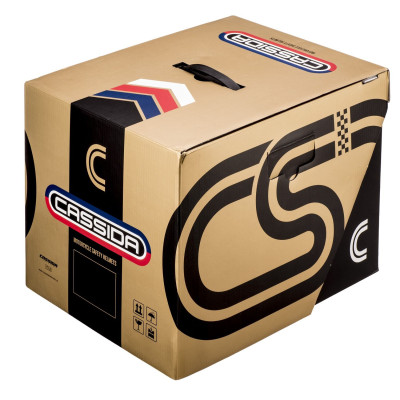 Integrální přilba Fibre OPG, CASSIDA (černá/zlatá/stříbrná)