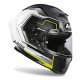 přilba GP 550 S Rush, AIROH (lesklá bílá/žlutá) 2023