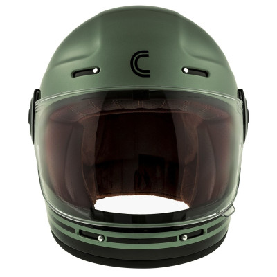 Integrální přilba Fibre Super Hooligan, CASSIDA (černá/metalická zelená/šedá)