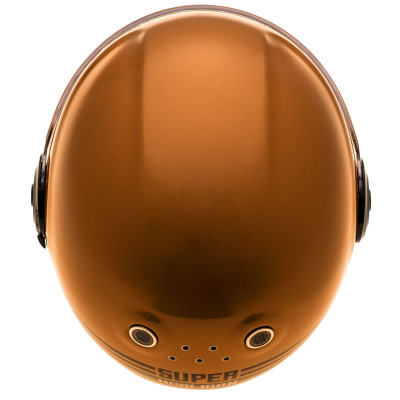 Integrální přilba Fibre Super Hooligan, CASSIDA (černá/metalická měděná/šedá)