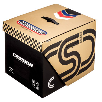 Integrální přilba Fibre Super Hooligan, CASSIDA (černá/metalická měděná/šedá)