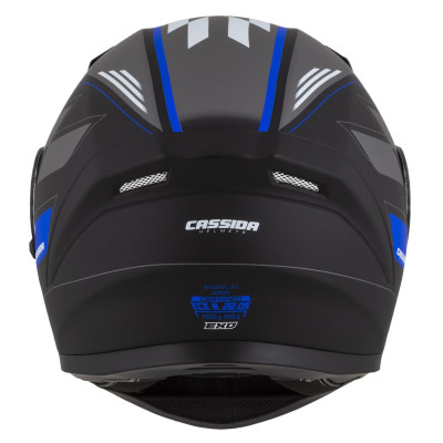 Integrální přilba Integral 3.0 RoxoR, CASSIDA (černá matná/modrá/šedá/bílá, plexi s přípravou pro Pinlock)