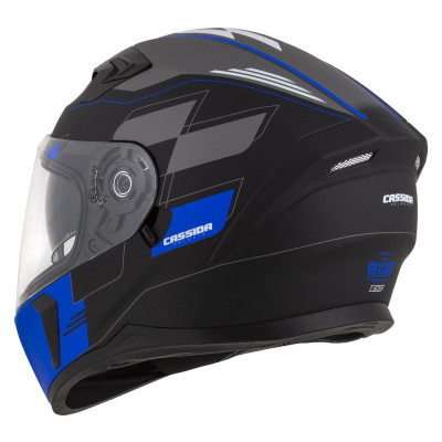 Integrální přilba Integral 3.0 RoxoR, CASSIDA (černá matná/modrá/šedá/bílá, plexi s přípravou pro Pinlock)