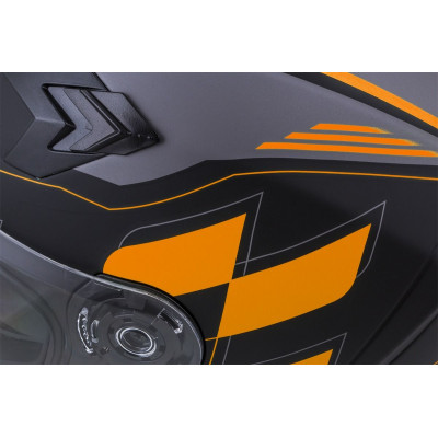 Integrální přilba Integral 3.0 RoxoR, CASSIDA (černá matná/oranžová/šedá, plexi s přípravou pro Pinlock)