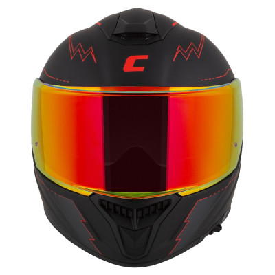 Integrální přilba Integral GT 2.1 Flash, CASSIDA (černá matná/metalická červená/tmavě šedá) plexi s přípravou pro Pinlock 2025