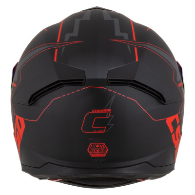 Integrální přilba Integral GT 2.1 Flash, CASSIDA (černá matná/metalická červená/tmavě šedá) plexi s přípravou pro Pinlock 2025