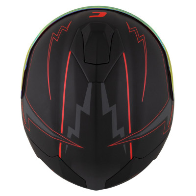 Integrální přilba Integral GT 2.1 Flash, CASSIDA (černá matná/metalická červená/tmavě šedá) plexi s přípravou pro Pinlock 2025