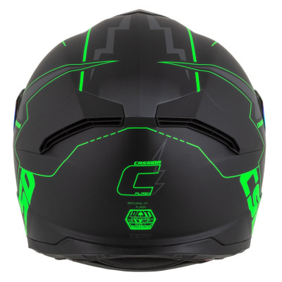 Integrální přilba Integral GT 2.1 Flash, CASSIDA (černá matná/zelená fluo/tmavě šedá) plexi s přípravou pro Pinlock 2025
