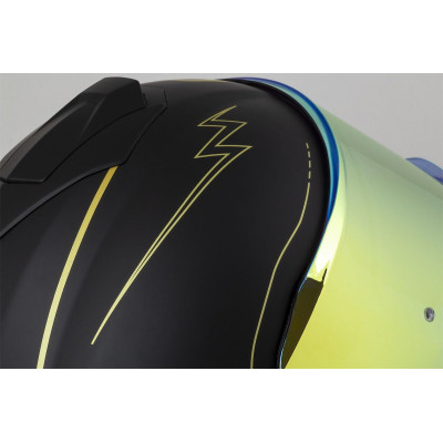 Integrální přilba Integral GT 2.1 Flash, CASSIDA (černá matná/metalická zlatá/tmavě šedá) plexi s přípravou pro Pinlock 2025