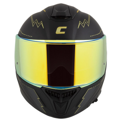 Integrální přilba Integral GT 2.1 Flash, CASSIDA (černá matná/metalická zlatá/tmavě šedá) plexi s přípravou pro Pinlock 2025