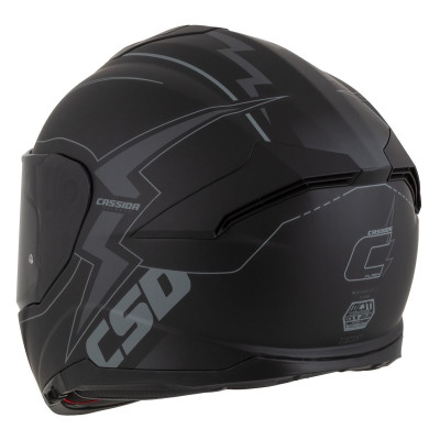 Integrální přilba Integral GT 2.1 Flash, CASSIDA (černá matná/tmavě šedá) plexi s přípravou pro Pinlock 2025