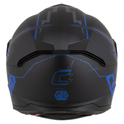 Integrální přilba Integral GT 2.1 Flash, CASSIDA (černá matná/metalická modrá/tmavě šedá) plexi s přípravou pro Pinlock 2025