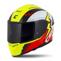 Integrální přilba Integral GT 2.1 Flash, CASSIDA (žlutá fluo/červená fluo/černá/bílá) plexi s přípravou pro Pinlock