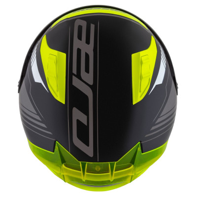 Integrální přilba Aero Drome, CASSIDA (černá/žlutá fluo/bílá/šedá) 2025