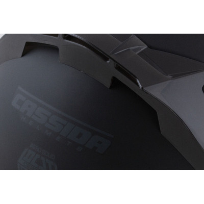 Integrální přilba Aero Solid, CASSIDA (černá matná/šedá) 2025