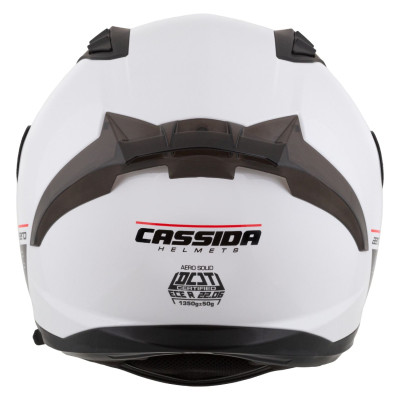 Integrální přilba Aero Solid, CASSIDA (bílá/černá) 2025