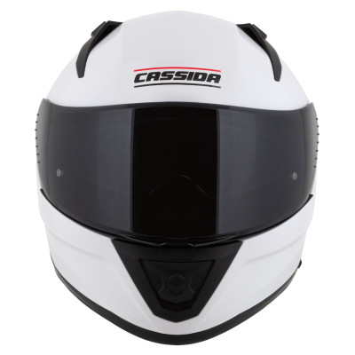 Integrální přilba Aero Solid, CASSIDA (bílá/černá) 2025