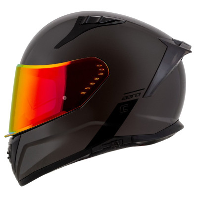 Integrální přilba Aero Super Solid, CASSIDA (černý chrom/černá) 2025