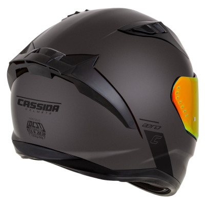 Integrální přilba Aero Super Solid, CASSIDA (černý chrom/černá) 2025