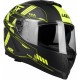 přilba Rafale EVO MM ROADTECH, LAZER (černá-fluo žlutá-matná)