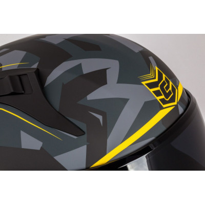 Integrální přilba Aero ATCK, CASSIDA (šedá camo/černá/žlutá fluo) 2025
