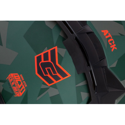 Integrální přilba Aero ATCK, CASSIDA (zelená camo/černá/šedá/oranžová) 2025