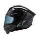 přilba SUPERTECH R10 SOLID, ALPINESTARS (lesklý karbon/matný karbon) 2025