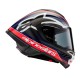 přilba SUPERTECH R10 TEAM, ALPINESTARS (matný karbon/červená fluo/modrá/bílá) 2025