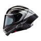 přilba SUPERTECH R10 ELEMENT, ALPINESTARS (karbon/stříbrná/černá) 2025
