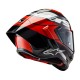 přilba SUPERTECH R10 ELEMENT, ALPINESTARS (karbon/červená fluo/bílá) 2025