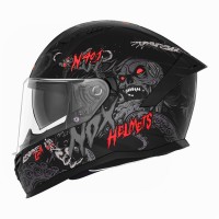 přilba N401 ZUMBI, NOX (černá matná,červená) 2025
