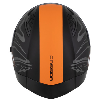 Integrální přilba Orbit Multivers, CASSIDA (černá matná/oranžová/šedá/bílá) 2025