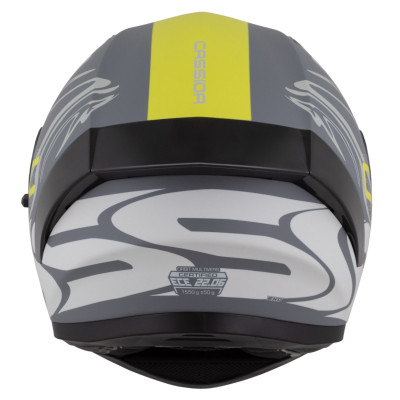 Integrální přilba Orbit Multivers, CASSIDA (šedá matná/světle šedá/žlutá fluo/černá) 2025