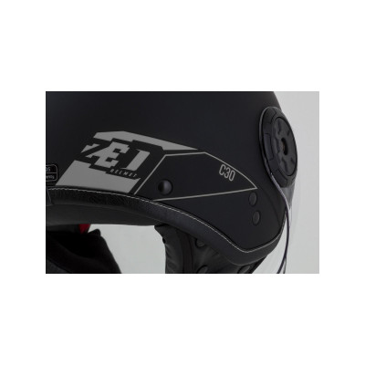 přilba C30, ZED (černá matná/šedá)